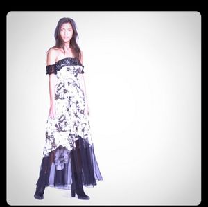 EUC Free People Hibiscus Print Maxi Dress

Sz 10